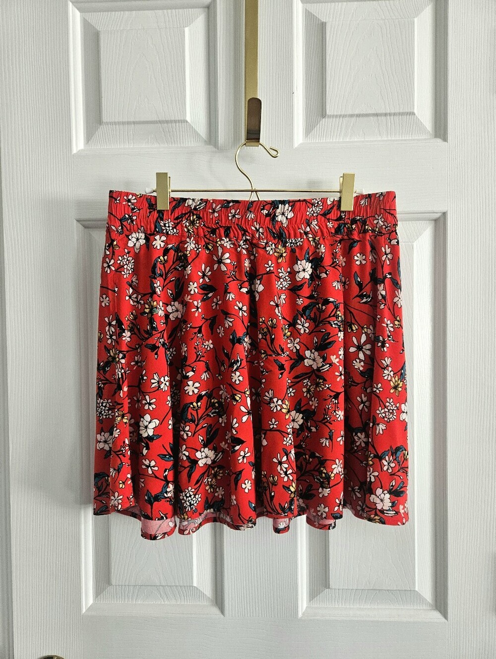 NWOT Vero Moda Simply Easy Floral Mini Skater Skirt - Picture 1 of 9
